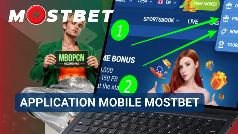 L’application MostBet fonctionne sur un smartphone affichant les principales sections de la plateforme.