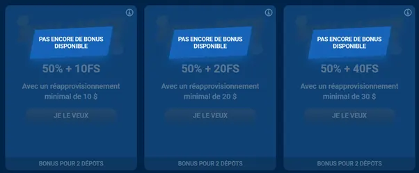 Bonus pour le deuxième dépôt chez Mostbet