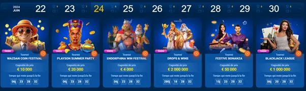Bonus pour les tournois sur le site Mostbet